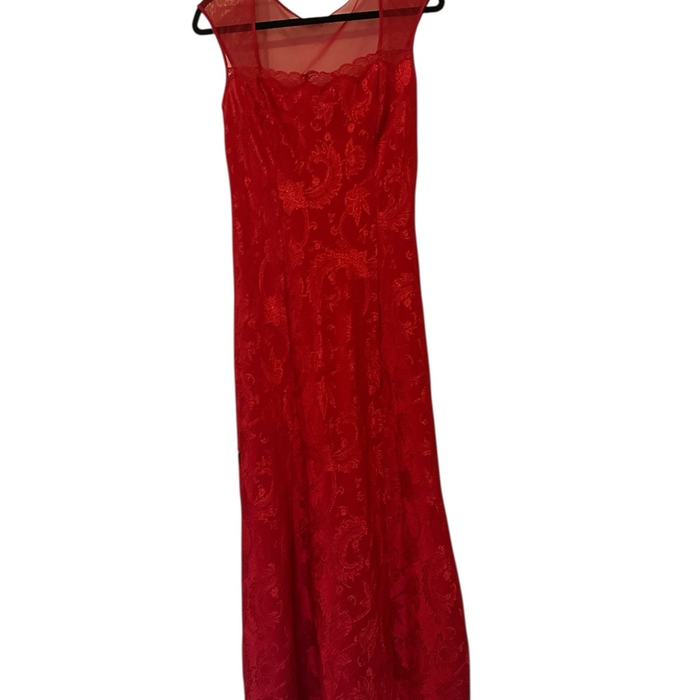 Victoria's Secret Vibrant Red Lace Top